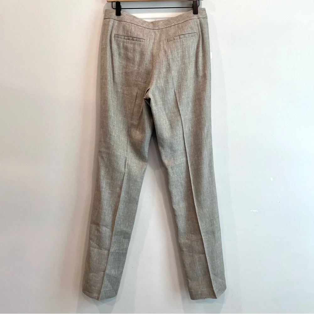 Elie Tahari 2 PC Linen Blend Tweed Blazer Pants Suit Set - Picture 14 of 16